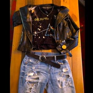 Distressed Pink Floyd Shirt